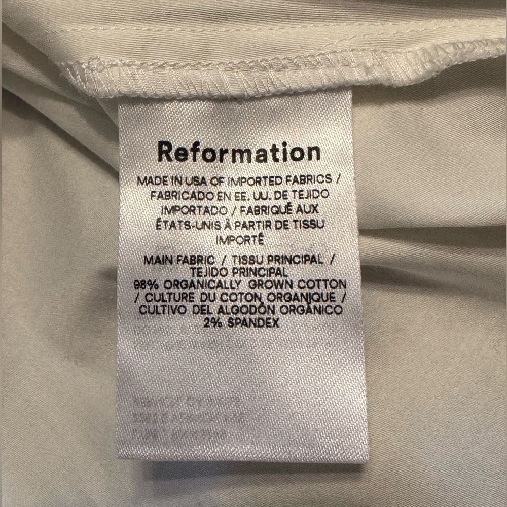 Reformation Collared Button-down NWT - image 5